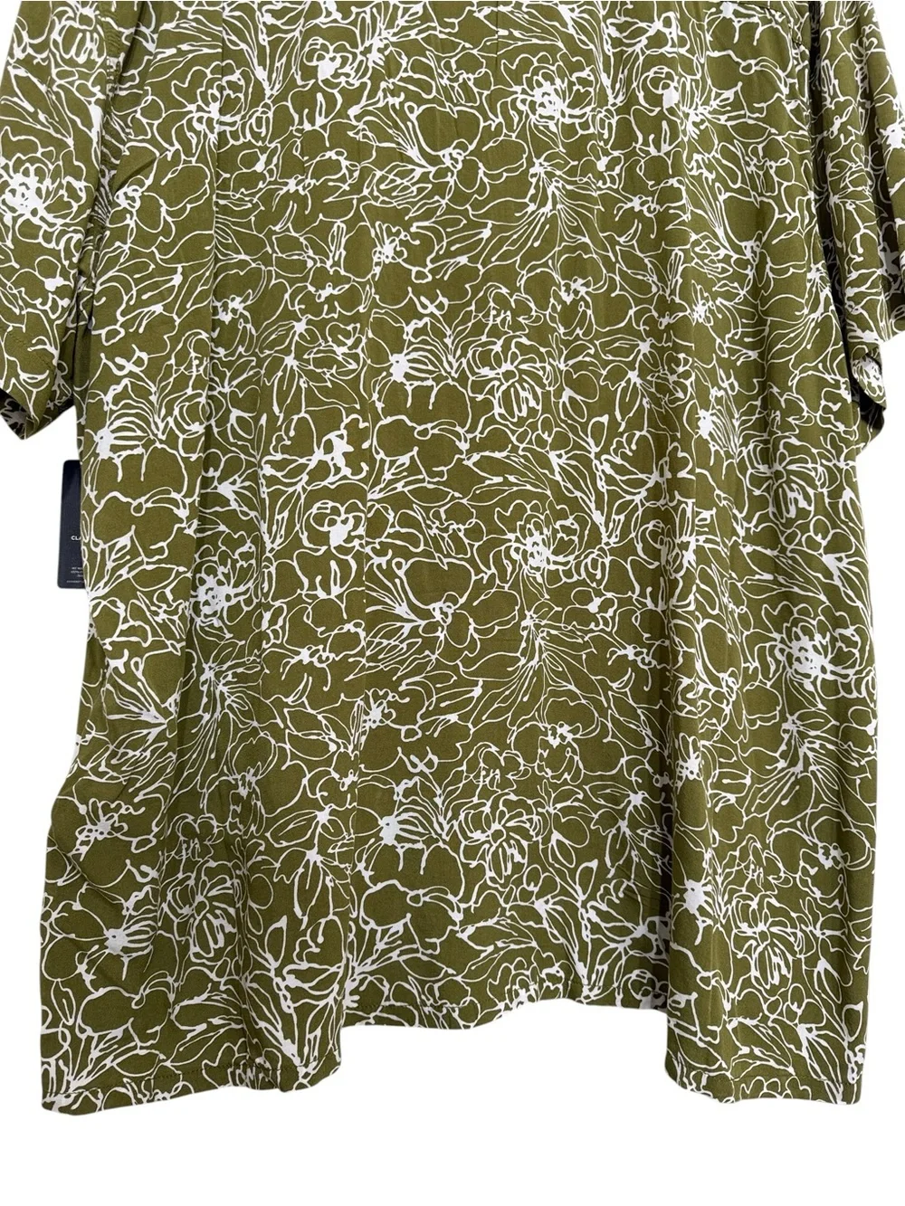 Levi’s Classic Camper Green Floral Button Up Shirt X-Large NWT